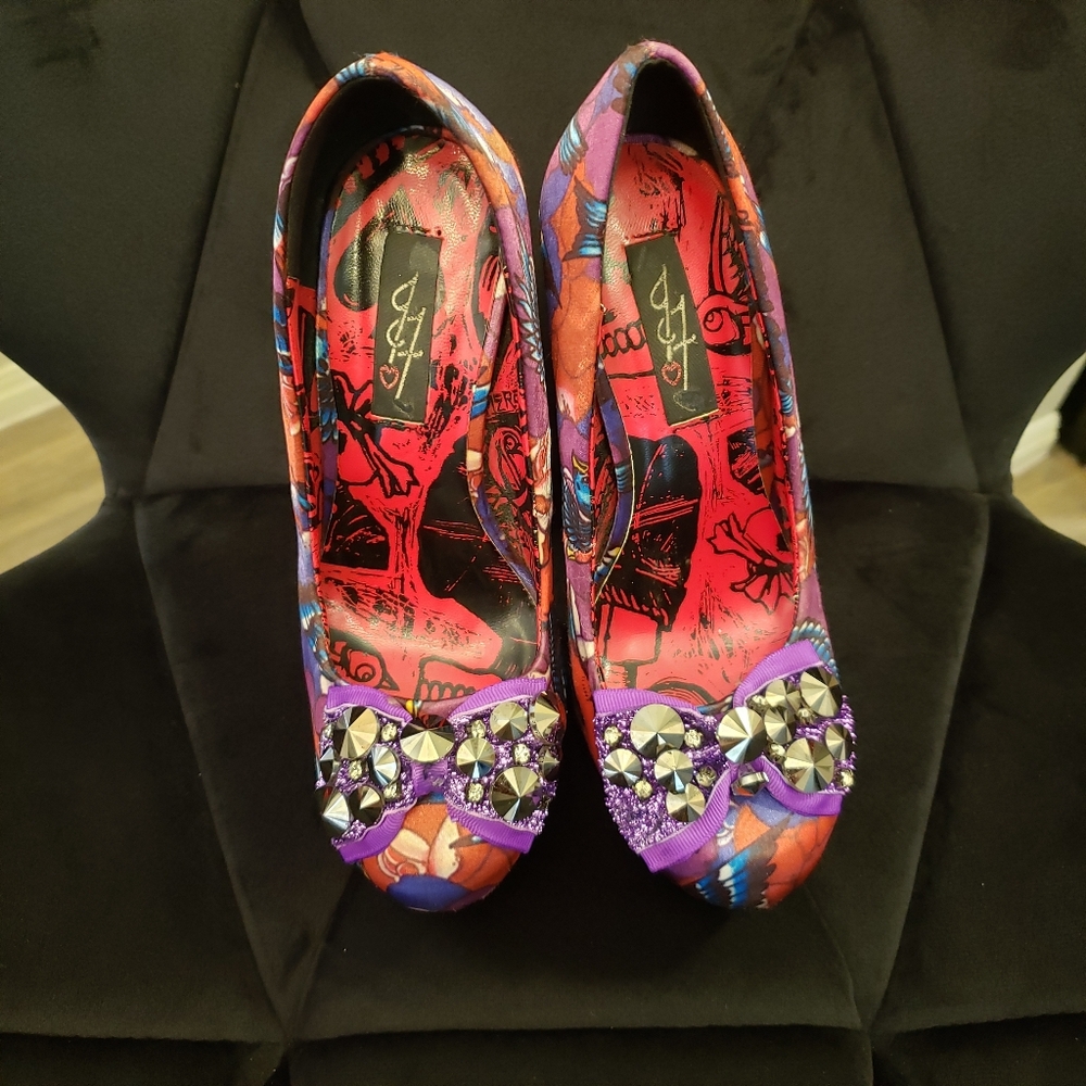 Iron Fist Women's Multicolor Patterned Heels - Picture 8 of 8